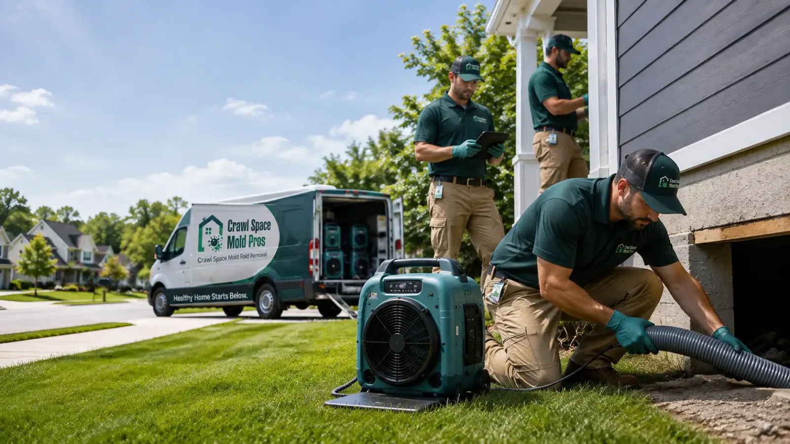 Crawl Space Mold Removal in Coon Valley, WI